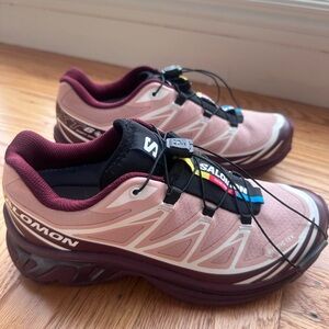 Salomon Women's XT-6 GORE-TEX Mahogany Rose / Tawny Port Size 7
